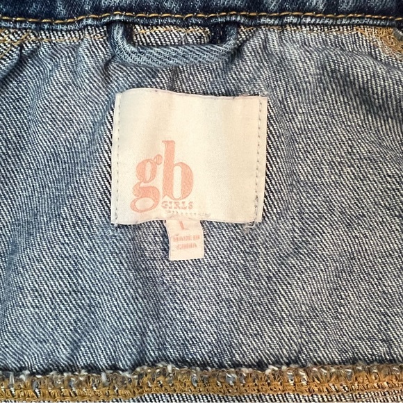 GB Girls Jean Jacket Size Large - Picture 10 of 12